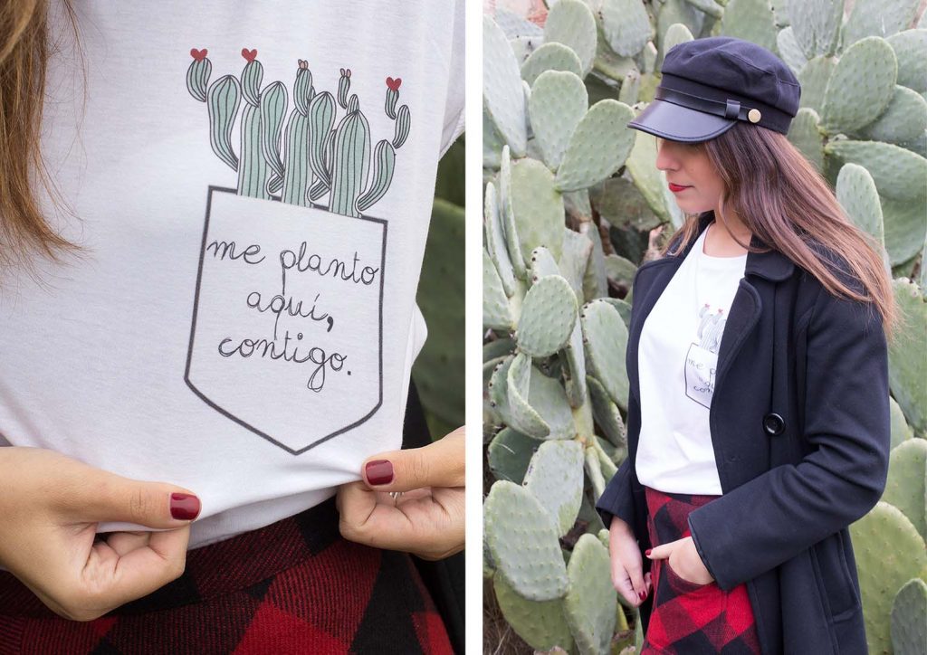 Camiseta cactus Offset Collage en el blog de moda Increíble pero cierzo